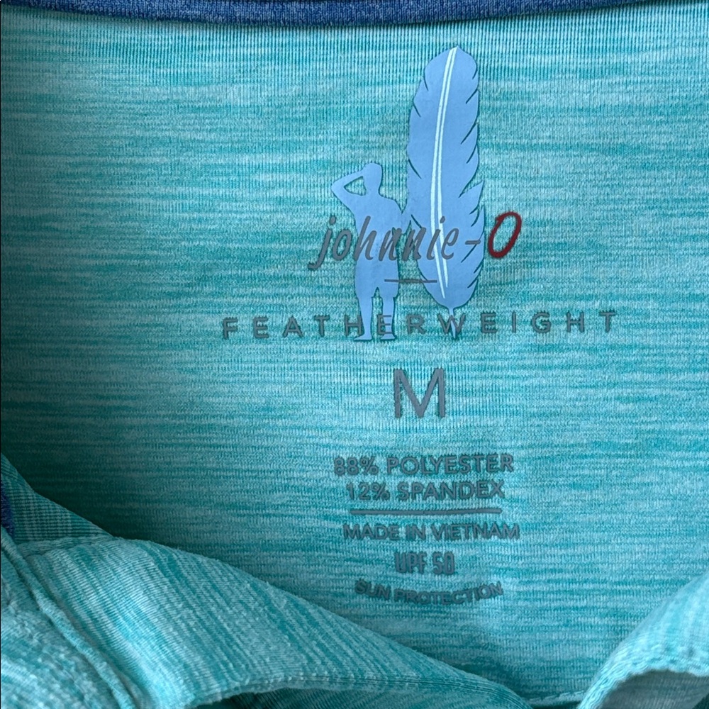 Johnnie-O Featherweight Performance Polo Huronn in Iguana Wrinkle Resist Size M - Picture 2 of 8